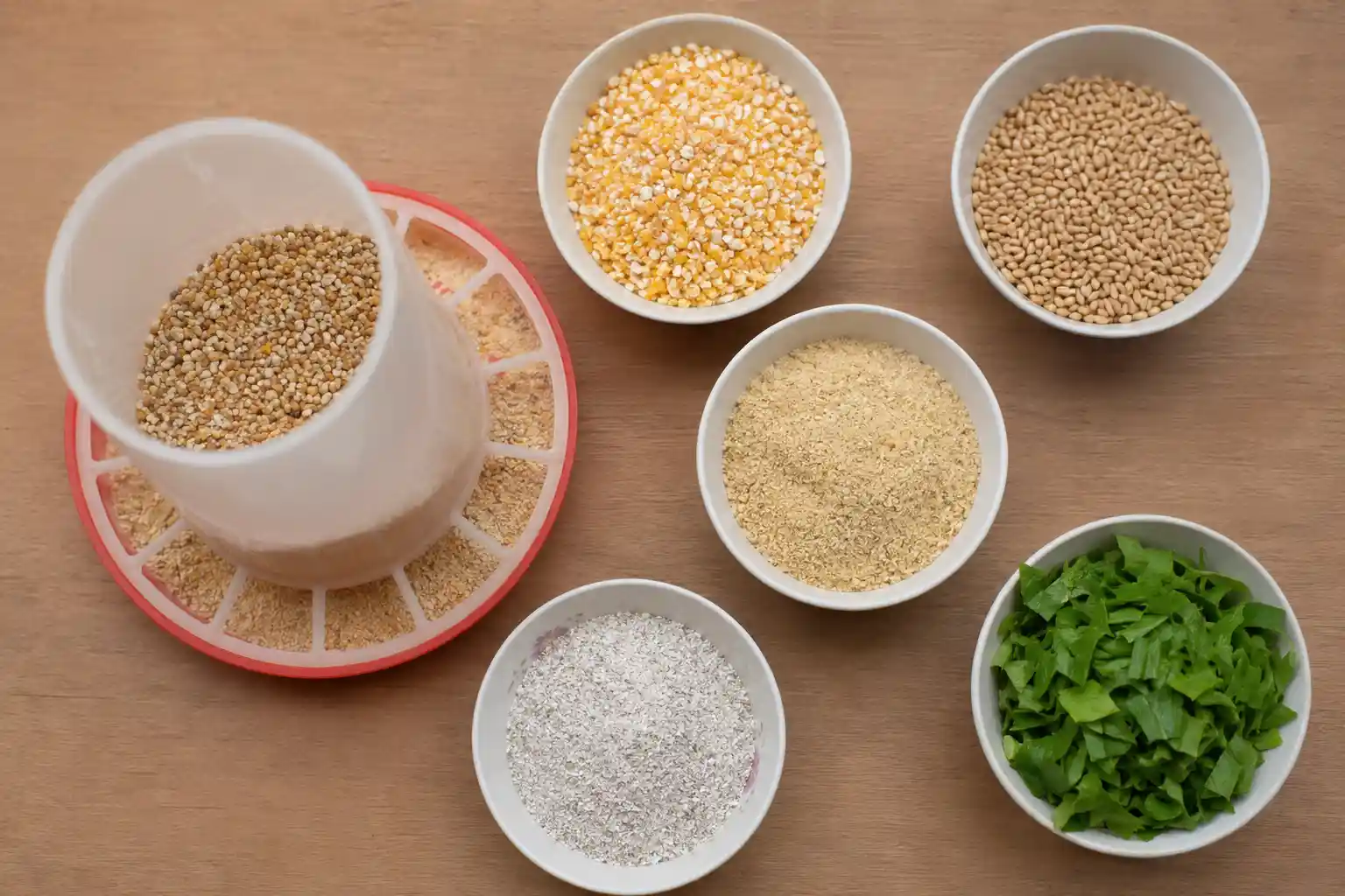 غذای بلدرچین تخمگذار در خانه