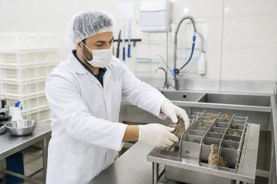 ذبح حلال بلدرچین