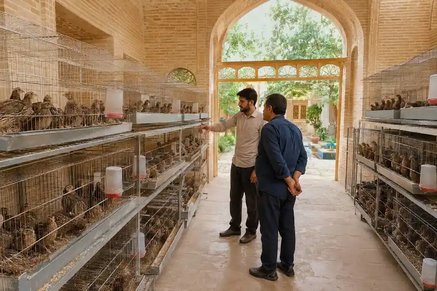 آموزش ذبح بلدرچین