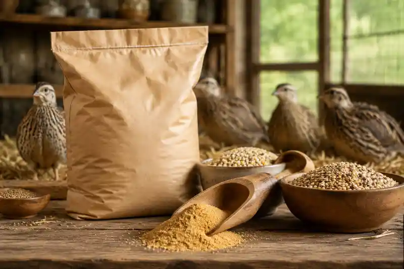 جدول تغذیه بلدرچین تخمگذار