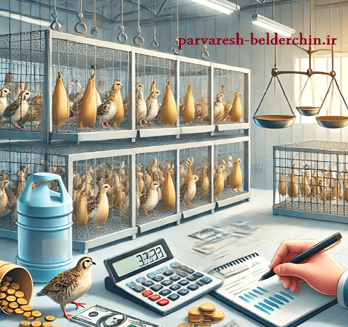 هزینه پرورش بلدرچین