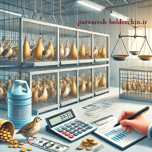 هزینه پرورش بلدرچین