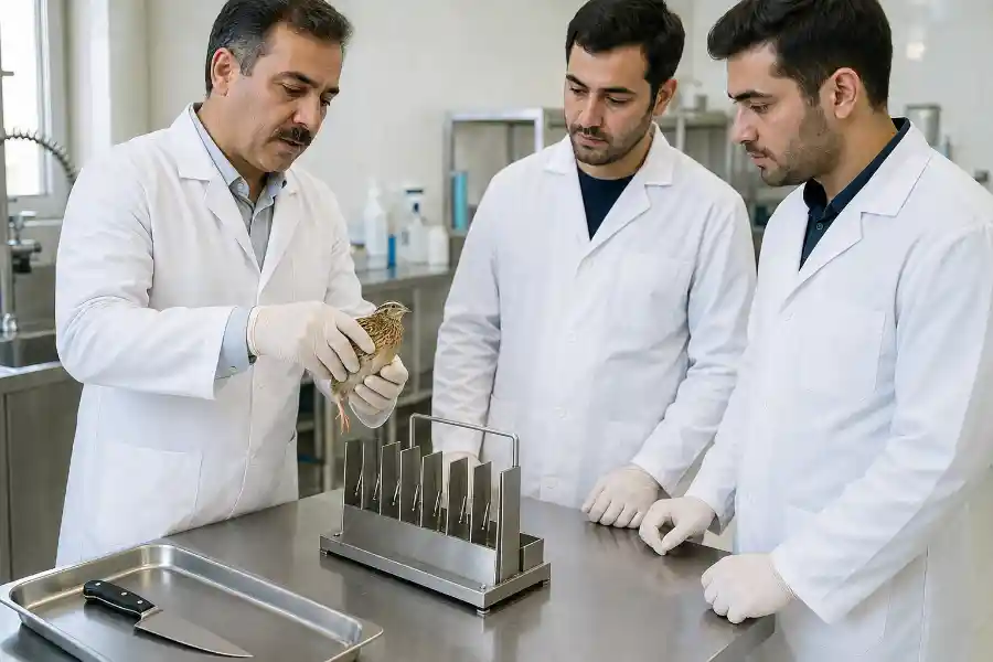 آموزش کشتن بلدرچین