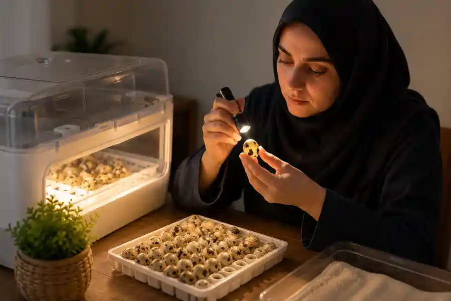 جوجه کشی بلدرچین بدون دستگاه