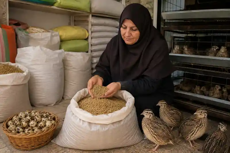 خرید دان بلدرچین تخمگذار