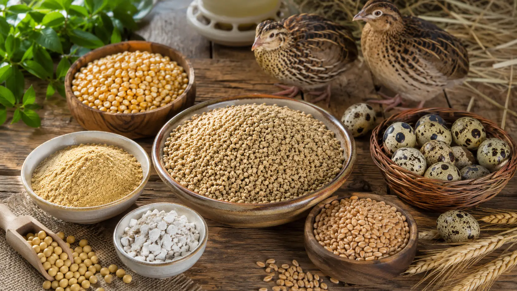 غذای بلدرچین تخمگذار چیست