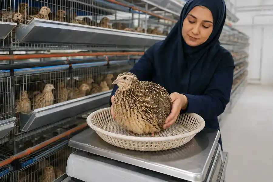 آموزش پرورش بلدرچین گوشتی
